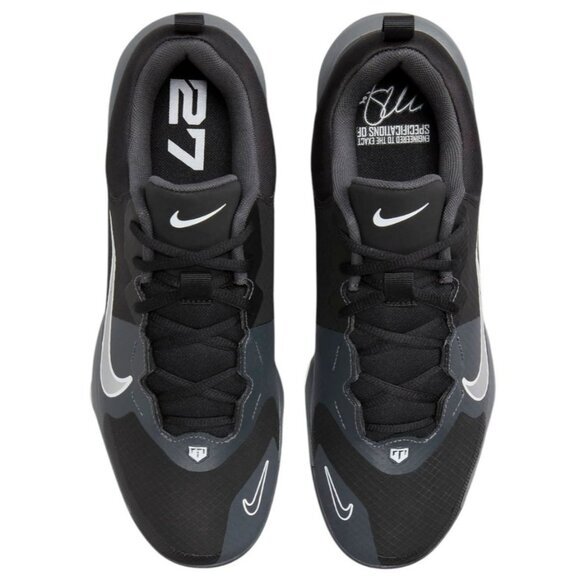Nike Force Trout 9 Pro Black Men's Size 13 Molded Baseball Cleats FZ0915-003 NWT - Picture 4 of 13